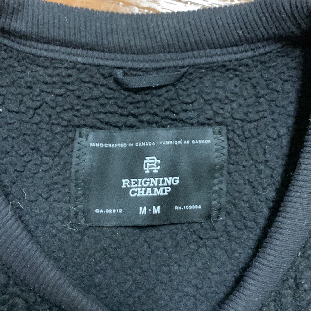 Reigning Champ Sherpa Crewneck Sweater - Picture 2 of 8